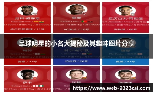 足球明星的小名大揭秘及其趣味图片分享